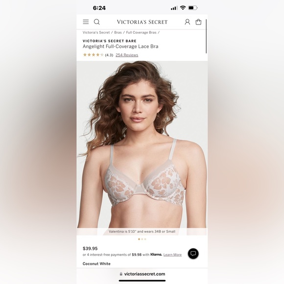 Victoria’s secret lightly lined full coverage 42/c - Picture 4 of 4